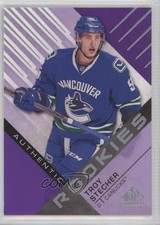 2016-17 SP Game Used Authentic Rookies Purple Troy Stecher #149 13o2