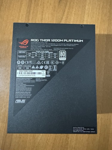 Asus Rog Thor 1200 W Platinum PSU - Afbeelding 10 van 12
