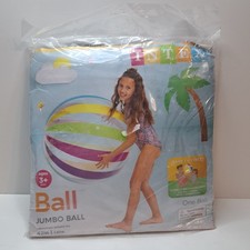 Intex 42" Jumbo Striped Beach Ball Pool Party NEW