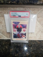 1988 GERALD RIGGS PSA 9 CARD KENNER STARTING LINEUP CARD ATLANTA FALCONS SLU NFL