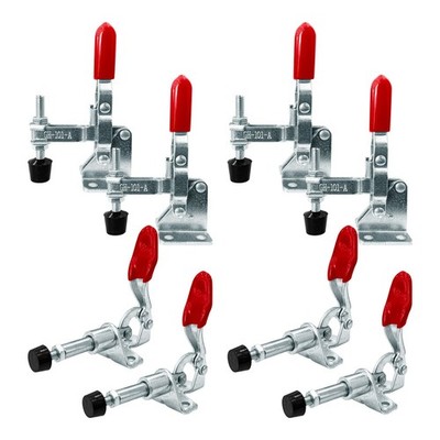 8 Pcs Toggle Clamp Hold Down Push Pull Action 200Lb 110Lbs Quick Release