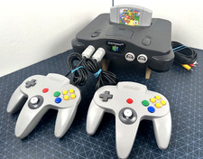 Nintendo 64 Console with 2 Controllers, Expansion Pack, Cables & Super Mario 64!