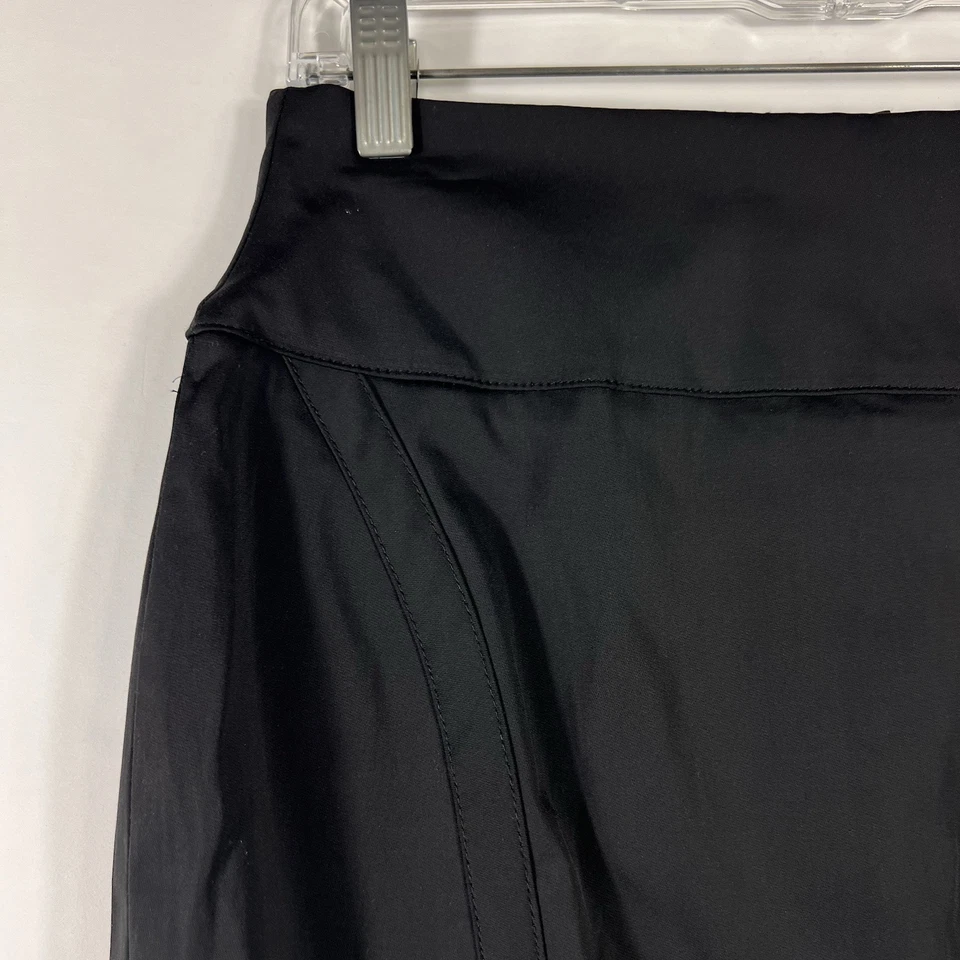 Falda Kenar para mujer talla 4 hasta la rodilla lápiz negra cremallera completa elástica atlética Foto 2 de 4