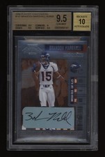 2006 Brandon Marshall BGS 9.5 Playoff Contenders Auto Autograph Rookie Rc #147
