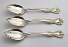 3 Towle OLD COLONIAL Sterling Silver Teaspoons 5 1/2" 76g