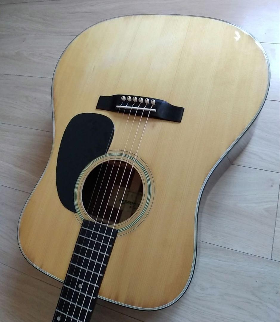 Acoustic Guitar K.Country Kasuga Model No. D-180 Natural
