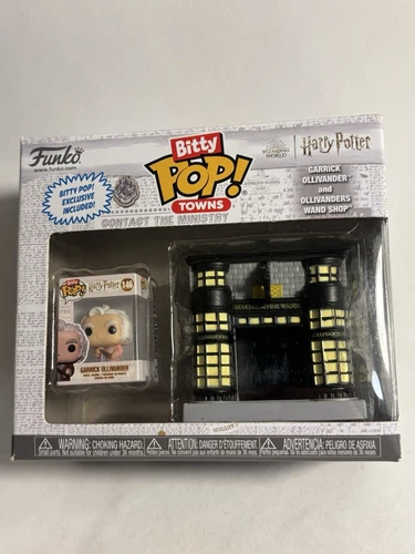 Bitty Pop Towns Harry Potter- Garrick Ollivander & Ollivanders Wand Shop