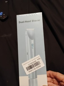 DUAL-HEADED SHAVER IPX7 WATERPROOF WET/DRY TYPE-C CHARGING BLUE/TEAL