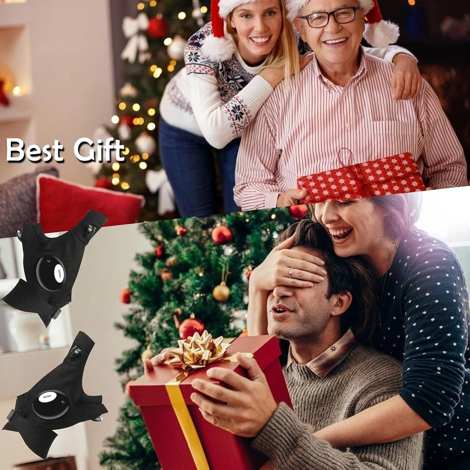 Flashlight Gloves Finger Lights for Camping - Image 2 of 4