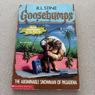 Goosebumps Scholastic Abominable Snowman Of Pasadena R.L. Stine 1st Print 1995
