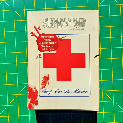 Sleepaway Camp Survival Kit DVD BOX SET-- BANNED RED CROSS VERSION