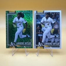 2026 Topps Series 1 - Lawrence Butler #324 Green Easter Foil & Base- Athletics 