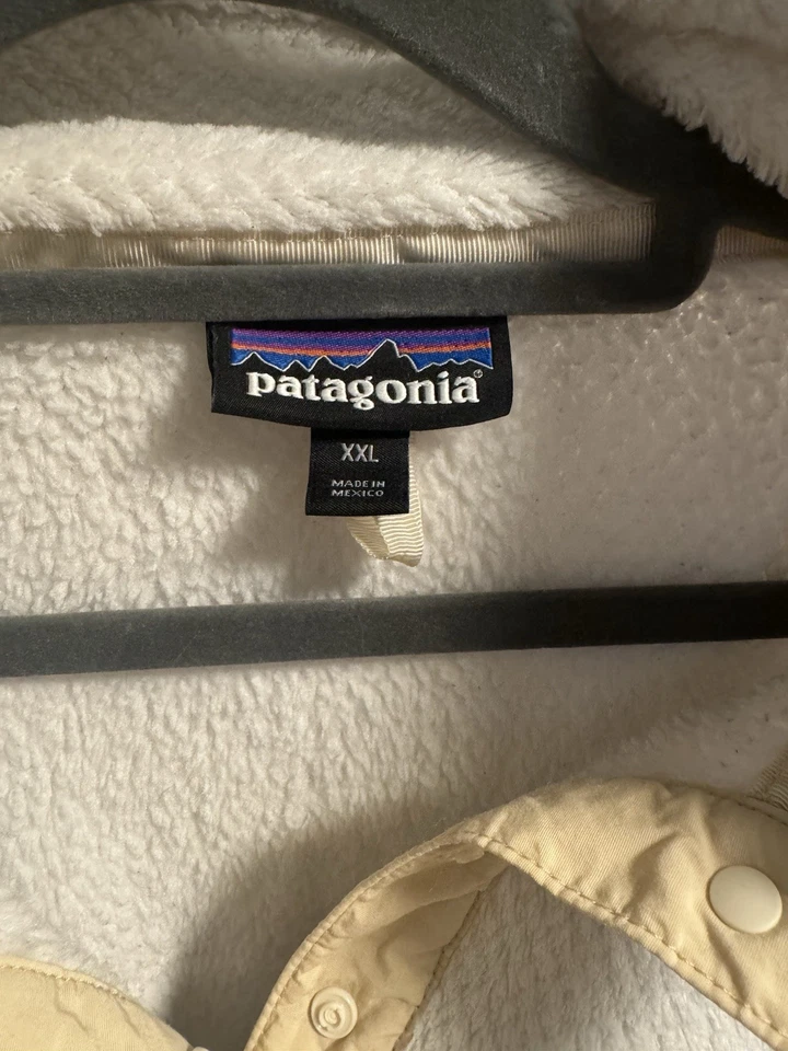 Patagonia Women’s Synchilla Re-Tool Snap-T Pullover, Size XXL, Beige - Image 3 of 4