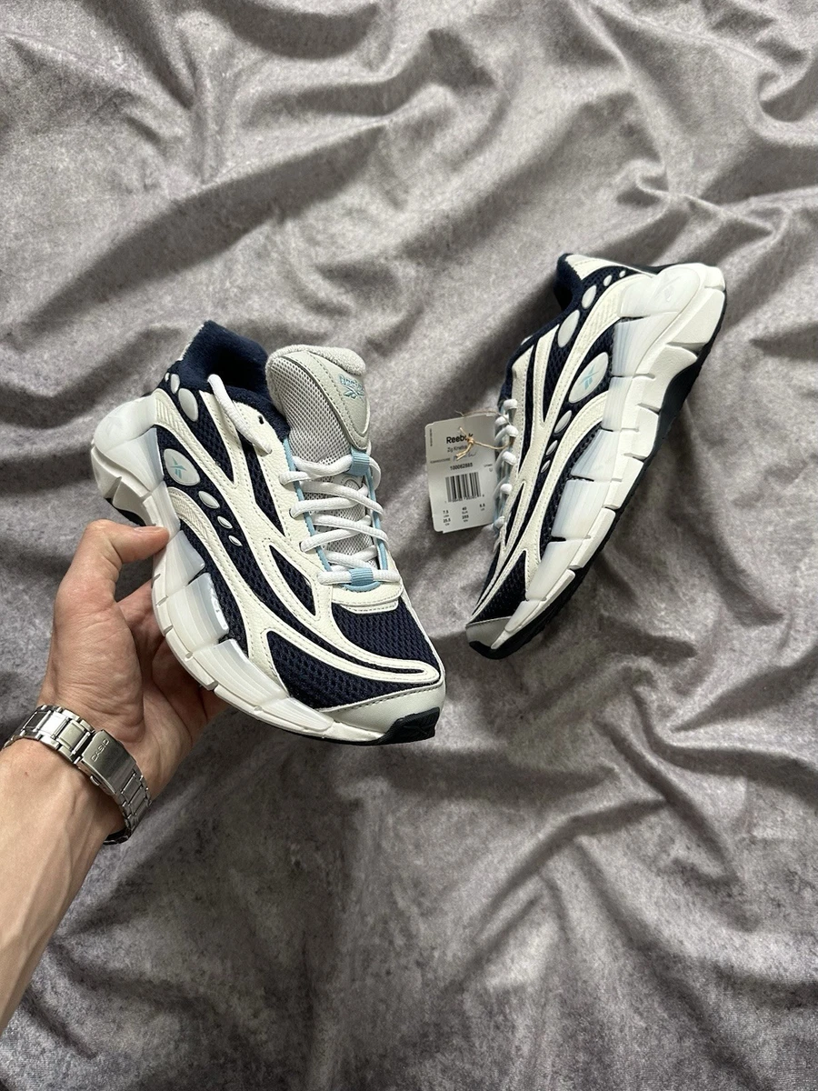Reebok Zig Kinetica 2.5 Pure Grey Vector Navy for Sale