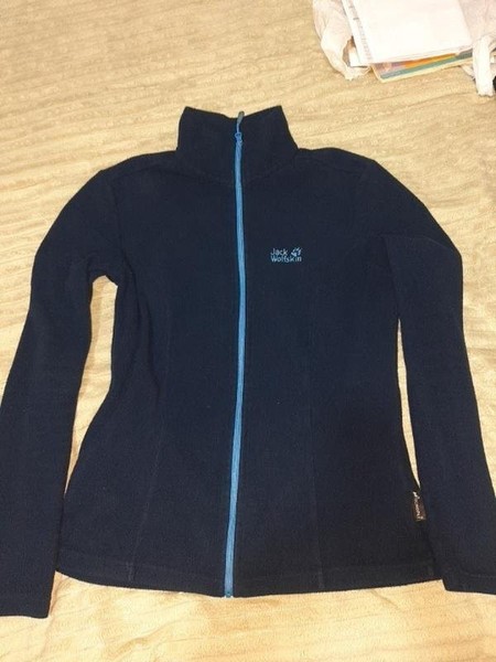 Men Jack Wolfskin Fleece Navy Fleece 36 / S / 44