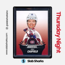 2024 UPPER DECK CREDENTIALS #7 COLE CAUFIELD BOBBLEHEADS /750