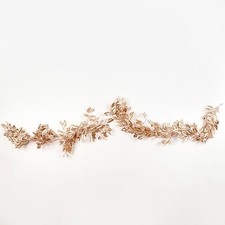 6 ft Metallic Gold Artificial Magnolia Foliage Hanging Leaves Garland Events