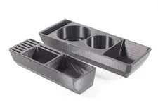 2X Black Centre Console Cup Holder For Mercedes Benz W201 190E 1982+