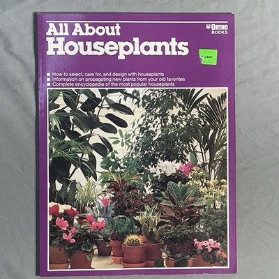 All about Houseplants by Susan Lammers (1982, Trade Paperback) Vintage