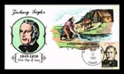 DR JIM STAMPS US COVER PRESIDENT ZACHARY TAYLOR FDC COLLINS HAND PAINTED