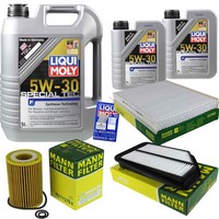 Inspektionskit Filter Liqui Moly ÖL 7L 5W-30 FüR Honda Civic Viii Hatchback Fn