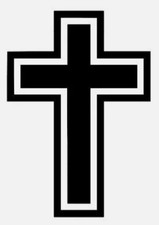 Cross Religious God Vinyl Decal Sticker Waterproof Outdoor Car Laptop Window Mug