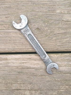 Vintage No 10 Simplex Stepped Ratchet Wrench 7/16''-1/2'' - 9/16''-5/8'' USA 5.75''
