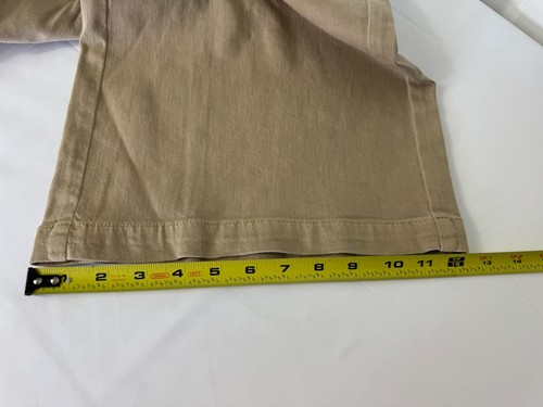 NUOVI pantaloni American Eagle Super High Rise gamba larga pieghettati kaki taglia 29/8 donna - Foto 8 di 10