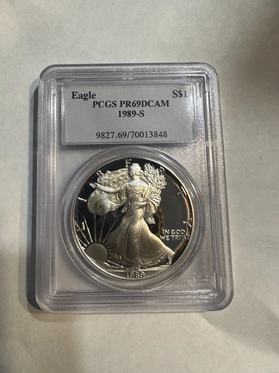 American Eagle PR 69 Graded 1989 Silver Bullion Coins for sale | eBay