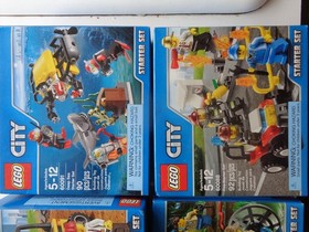 4 Lego CITY 60091 60072 60066 60088 instructions and box Complete !! NEW SEALED