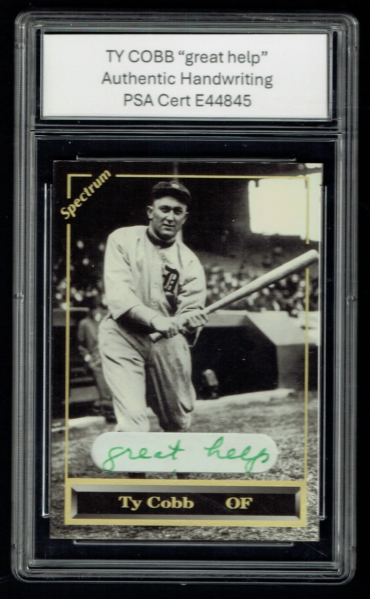 Ty Cobb MLB Original Autographed Items for sale | eBay
