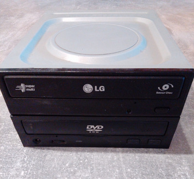 PC CD DVD RW Drive Laufwerk Brenner IDE 5,25'' LG GH22NP20 + Lite-On LTD-165H