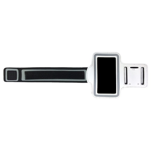 WHITE Sports Gym Running Armband Exercise Case for Apple iPhone SE 5S 5C 5 4S 4 - Picture 2 of 12