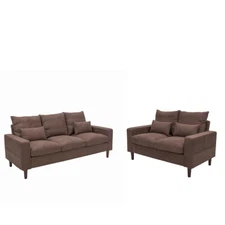 Panana Sofa Set 2 3 Seater Living Room Sofa Set Couch LoveSeat