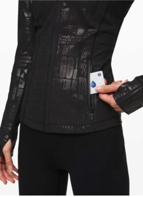 Lululemon Spark Manifesto Foil define jacket shine special edition