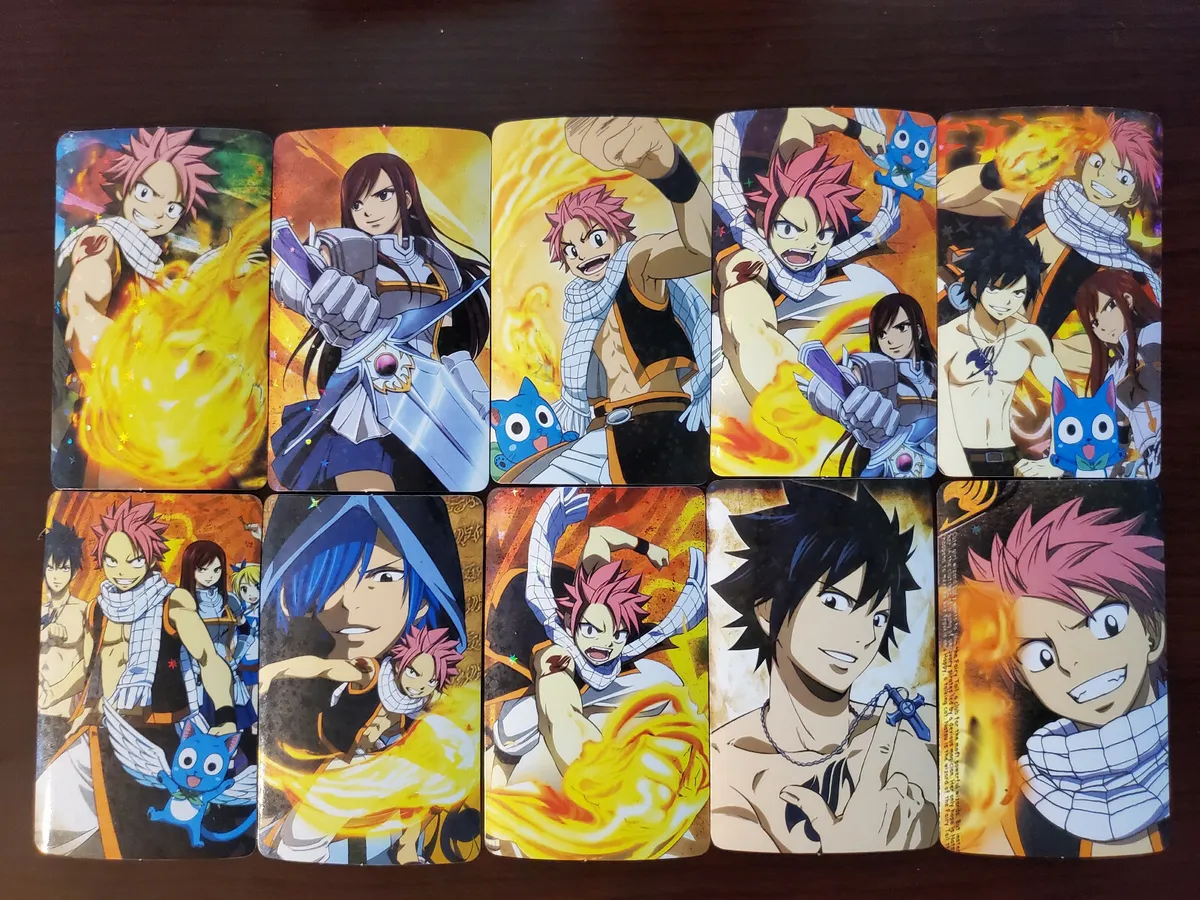 Fairy Tail Anime Stickers - Set of 25
