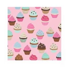 Harman - Cupcake Cocktail Napkins 20Pk - 9327536C
