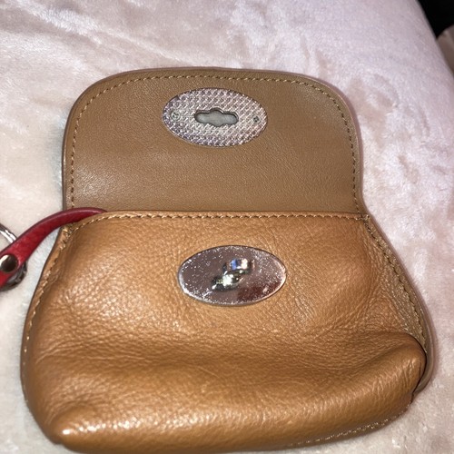 Monedero de cuero vintage años 80 5,5 x 4 con profundidad de 2 pulgadas - Imagen 5 de 7