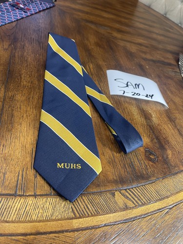 MUHS DRESS SUIT DESIGNER NECKTIE TIE FREE SHIPPING - Picture 2 of 4