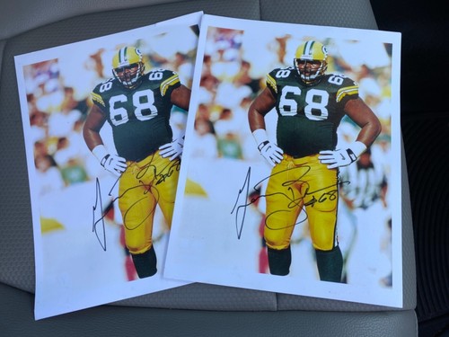 (2) Gary Brown Greenbay Packers NFL Football Player 68 Autographs - Picture 1 of 5