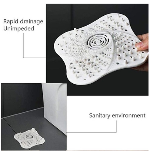 Shower Bath Hair Trap Stopper – Floor Drain & Sink Strainer Plug Waste Catcher - Picture 2 of 41