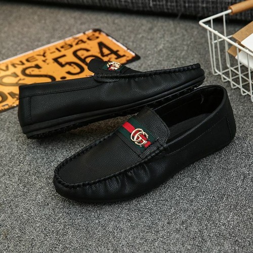 Mens Smart Casual Loafers Driving Formal Moccasins Slip on Comfy Leather Shoes - Picture 10 of 24