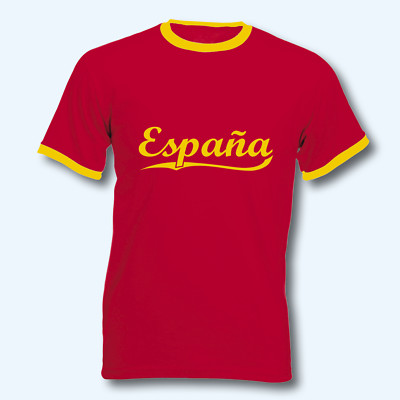 T-Shirt Spanien España T-Shirt Retro-Shirt WM EM Herren