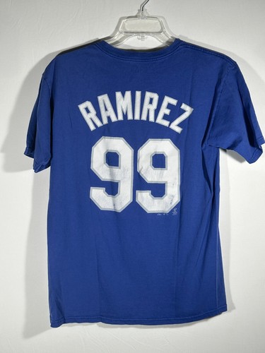 Dodgers Majestic Manny Ramirez Shirt Mens Size Medium Streetwear Manny Ramirez - Picture 8 of 9
