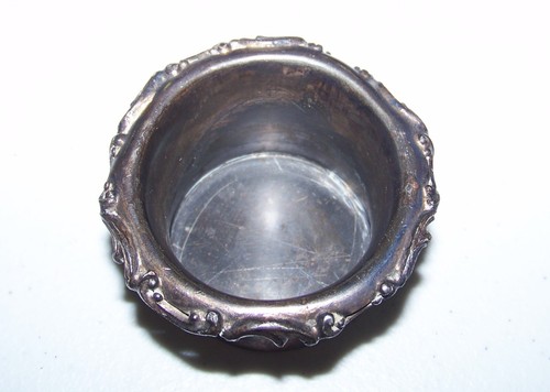 Antique Middletown Silver Co. - Toothpick Holder - Etched Floral, Flowers - Picture 6 of 10