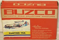 Heller/Buzco #904:89 Curtiss 75A 1:72 Scale Open Box - NOS