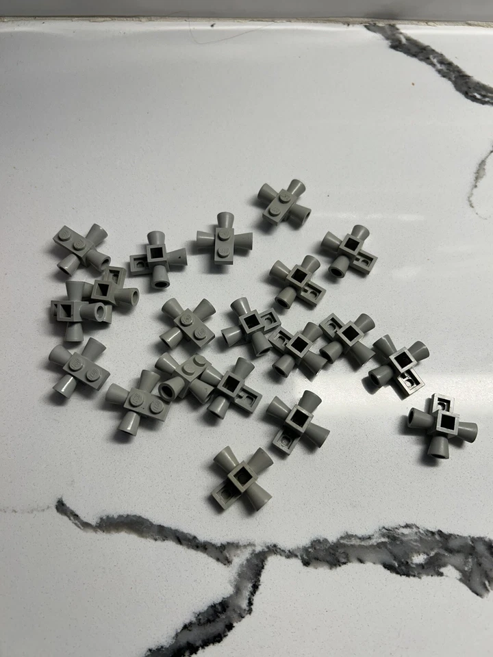 Lego Vintage  Grey Plate Speakers Rocket Megaphone Town Space x20 Lot Gray - Image 3 of 3