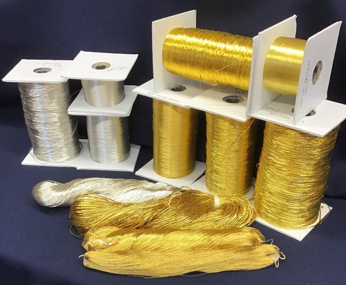 JAPANESE "JAP" THREAD SELECTION 8 GOLD, 4 SILVER FROM 0.2 TO 1.3mm DIA. - Picture 5 of 5