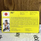 Hasbro GI Joe Action Figure Filecard Street Fighter 2 Ryu 1993