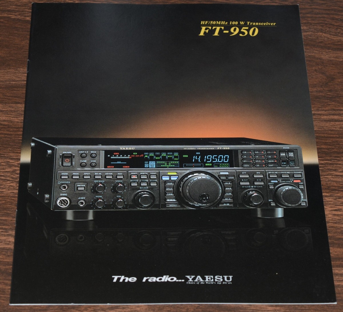 追加しました　YAESU FT-4800 &ICOM IC-3i 10394 BROCHURE: YAESU FT-950 HF/50Mhz TRANSCEIVER | eBay